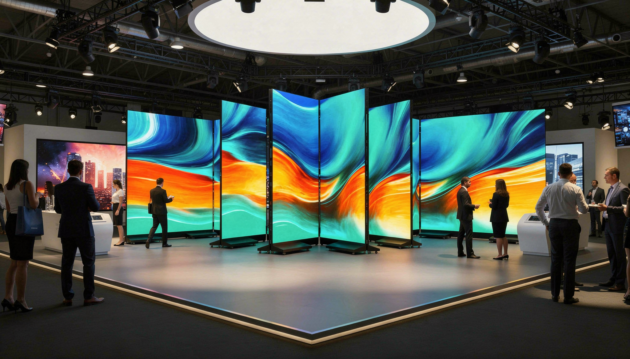 จอ LED พับได้ (Foldable LED Display)