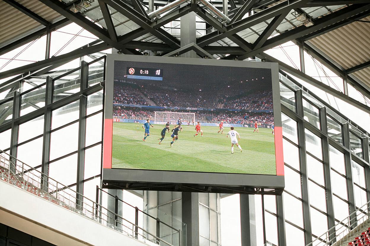 Large Screen in an Indoor Stadium